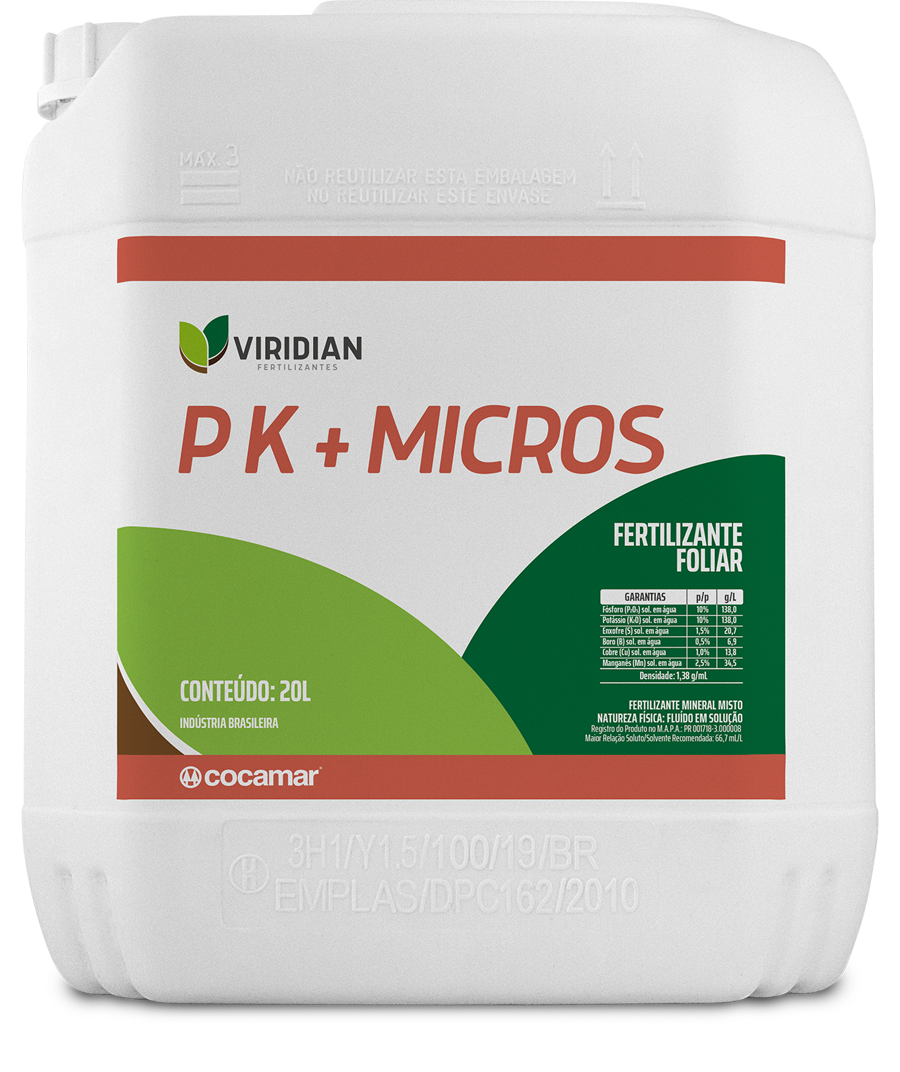 Embalagem Viridian P K + Micros