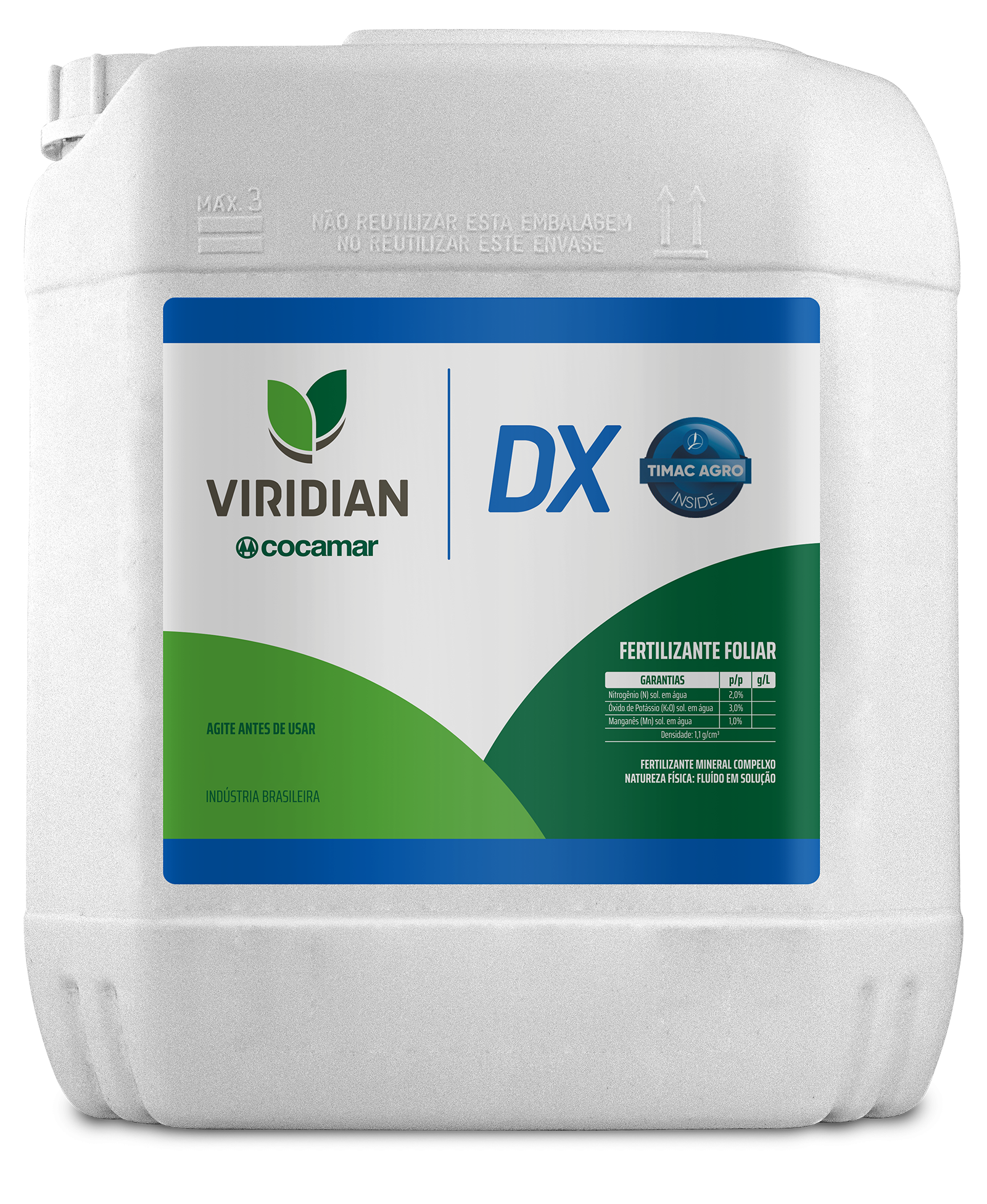 Embalagem Viridian DX